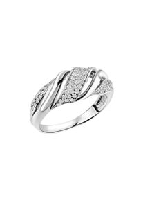 Vivance Damen Fingerring "925/- Sterling Silber rhodiniert Zirkonia", 056 (17,8), Silber 925 (Sterlingsilber), weiß, Silber 925 (Sterlingsilber),