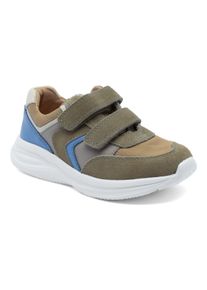 bisgaard Kinder Sneaker "yuki Weite: normal", Gr. 29, grün, Textil, Leder, colorblocking, sportlich, Schuhe, Freizeitschuh mit Lederfutter,
