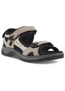 Ecco Damen Trekkingsandale "OFFROAD", Gr. 36, beige, Nubukleder, Textil, sportlich, Schuhe, Outdoorschuh, Sommerschuh, Freizeitsandale, in