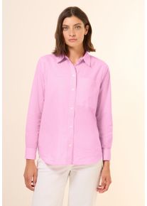 Cecil Damen Langarmblusecherry blossom pink, casual, Gr. M, unifarben, Web, 100% Baumwolle, Blusen, aus reiner Baumwolle