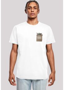 F4NT4STIC Herren T-Shirt "Star Wars Mandalorian Precious Cargo Grogu", weiß, casual, Gr. XL, Obermaterial: 100% Baumwolle, Shirts, Herren,Premium