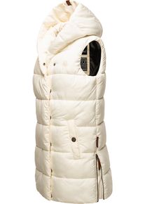 Navahoo Damen Steppweste "Madilynaa", weiß, sportlich, Gr. XXL, Oberstoff: 100% Polyester; Futter: 100% Polyester; Wattierung: 100% Polyester,