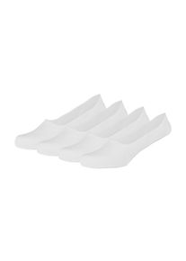 s.Oliver Damen Füßlinge "Füßlinge 4er Pack", Gr. 35, weiß, 92% Polyamid 8% Elasthan, uni, Socken