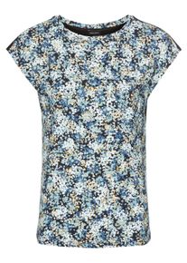 Laura Scott Damen T-Shirt, grün, casual, Gr. 36, geblümt, bedruckt, gemustert, Jersey, Obermaterial: 95% Viskose, 5% Elasthan, Shirts, mit filigranem