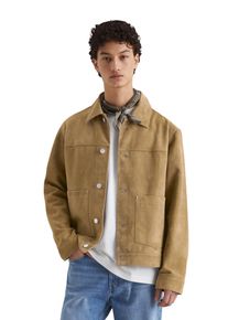 Marc O'Polo Herren Lederjacke "aus weichem Ziegenleder", grün, modisch, Gr. L, MARC O'POLO DENIM, unifarben, Obermaterial: 100% Leder (Ziege); Füllung: 100%