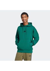 Herren Kapuzensweatshirt "M FEELCOZY HD", grün, sportlich, Gr. M, adidas Sportswear, Obermaterial: 70% Baumwolle, 30% Polyester, Sweatshirts