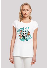 F4NT4STIC Damen T-Shirt "Heroes of Childhood Tao Tao Child Of The Wild", weiß, casual, Gr. XXL, Obermaterial: 100% Baumwolle, Shirts, Retro, Heroes