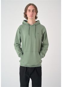 Cleptomanicx Herren Kapuzensweatshirt "Ligull", grün, casual, Gr. L, meliert, 100% Baumwolle, Sweatshirts, mit lockerem Schnitt