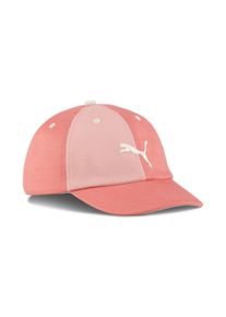 Puma Damen Flex Cap "ESSENTIALS Dad Cap Jugendliche"peach frost pink fruit rot, Gr. 1, mehrfarbig, Obermaterial: 100% Baumwolle, Caps