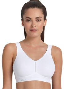 Anita active Damen Sport-BH "Light & Firm", Gr. 90, weiß, Stoff, Obermaterial: 80% Polyamid, 20% Elasthan, clean, matt, Basic, BHs, gemoldete,