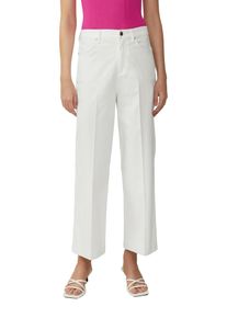 Damen 7/8-Jeans, weiß, casual, Gr. 46, s.Oliver BLACK LABEL, unifarben, Denim/Jeans, Obermaterial: 51% Baumwolle, 25% Viskose, 21% Lyocell, 3%