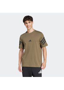 Herren T-Shirt "M FI 3S REG T", grün, sportlich, Gr. L, adidas Sportswear, Obermaterial: 100% Baumwolle, Shirts