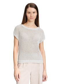 BETTY & CO BETTY & CO Damen Stricktop "Betty & Co Strickpullunder mit Effektgarn", weiß, feminin, Gr. 38, Strick, Obermaterial: 38% Baumwolle, 36% Polyester,