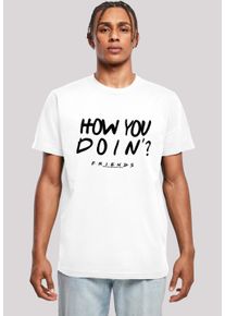 F4NT4STIC Herren T-Shirt "FRIENDS TV Serie How You Doin? WHT", weiß, casual, Gr. XL, Obermaterial: 100% Baumwolle, Shirts, Print