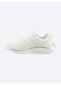 Kangaroos Damen Sneaker, Gr. 38, weiß, Lederimitat, sportlich, Schuhe