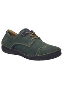 Josef Seibel Damen Schnürschuh "Fergey 41", Gr. 37, grün, Leder, casual, Schuhe, Freizeitschuh, Komfortschuh mit Wechselfußbett