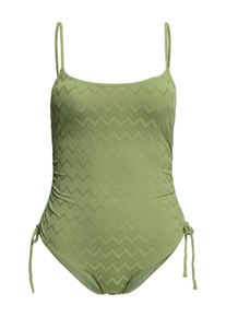 Roxy Damen Badeanzug "Current Coolness", grün, Gr. XS, 91% recyceltes Nylon, 9% Elastan, Badeanzüge
