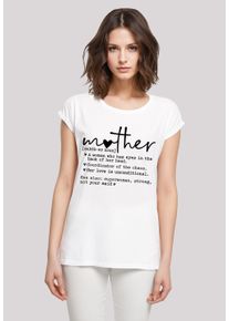 F4NT4STIC Damen T-Shirt "Muttertag Superwoman Mama", weiß, casual, Gr. XXXL, Obermaterial: 100% Baumwolle, Shirts, Premium Qualität