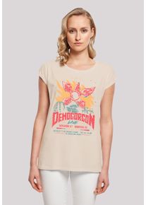 F4NT4STIC Damen T-Shirt "Stranger Things Demogorgon Poster", weiß, casual, Gr. XXL, Obermaterial: 100% Baumwolle, Shirts, Premium Qualität