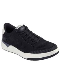 Skechers Herren Sneaker "CORLISS-DORSET", Gr. 47,5, schwarz-weiß, Textil, Lederimitat, casual, Schuhe, Retro Sneaker, Komfortschuh mit hochwertigem