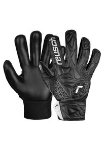 Reusch Kinder Torwarthandschuhe "Attrakt Starter Solid Junior", schwarz, sportlich, Gr. 4,5, mehrfarbig, 28% Polyester, 8% Polypropylen, 5%