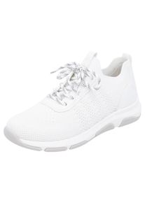 Remonte Damen Slip-On Sneaker, Gr. 38, weiß, Textil, Lederimitat, unifarben, sportlich, Schuhe, Freizeitschuh, Halbschuh, Slipper, Schlupfschuh mit