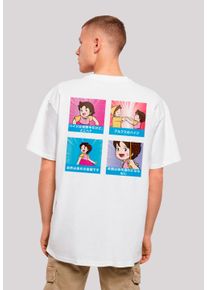 F4NT4STIC Herren T-Shirt "Heidi Logo Heroes of Childhood", weiß, casual, Gr. S, Obermaterial: 100% Baumwolle, Shirts, Nostalgie, Retro Print,