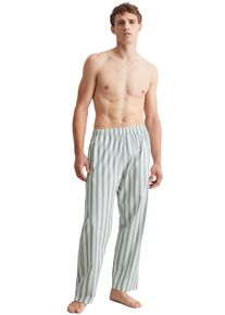 Marc O'Polo MARC O'POLO Herren Pyjamahose "Mix & Match Woven", Gr. S, grün, Web, Obermaterial: 100% Baumwolle, gestreift, modisch, Hosen, mit klassischem