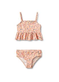Wheat Mädchen Bandeau-Bikini "Wheat Bikini Lærke"multi flowers, Gr. 104, Polyester, Elasthan, Bikini-Sets