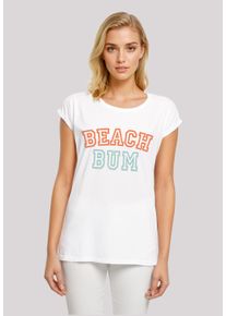 F4NT4STIC Damen T-Shirt "Beach Bum", weiß, casual, Gr. S, Obermaterial: 100% Baumwolle, Shirts, Premium Qualität