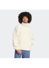 Herren Rollkragenpullover "NEU C PF 1/2 Z", weiß, sportlich, Gr. L, adidas originals, Obermaterial: 100% Polyester, Pullover