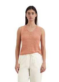 Marc O'Polo MARC O'POLO Damen Rundhalspullover "aus Organic Cotton-Mix", orange, casual, Gr. XL, unifarben, Obermaterial: 70% Baumwolle, 30% Polyester, Pullover