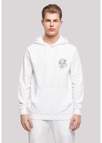 F4NT4STIC Herren Kapuzenpullover "Weihnachtstasse", weiß, casual, Gr. XS, Obermaterial: 50% Baumwolle, 50% Polyester, Pullover, Print
