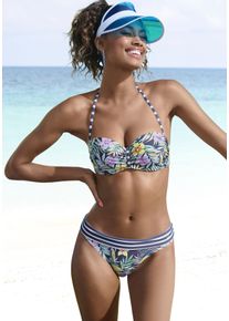 Venice Beach Damen Bikini-Hose "Summer", bunt, Gr. 36, bedruckt, Polyamid, Xtra Life LYCRA, Badehosen, mit Umschlagbund