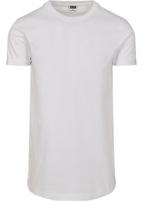 Urban Classics Herren T-Shirt "Urban Classics Herren Short Shaped Turn Up Tee", weiß, casual, Gr. XXL, unifarben, 100% Baumwolle, Shirts