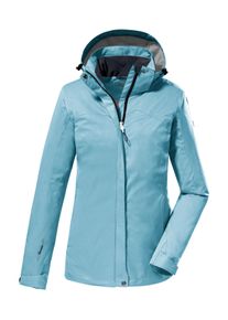 Killtec Damen Outdoorjacke "KOS 133 WMN JCKT", blau, sportlich, Gr. 42, Oberstoff: 100% Polyester, Futter: 100% Polyester, Jacken, Wasser- und