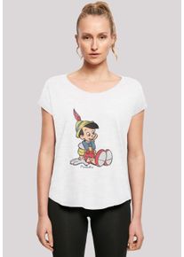 F4NT4STIC Damen T-Shirt "Pinocchio Classic Pinocchio", weiß, casual, Gr. XXL, Obermaterial: 100% Baumwolle, Shirts, Print