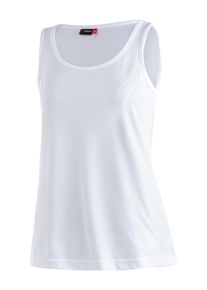 Maier Sports Damen Funktionsshirt "Petra", weiß, Gr. 52, 100% Polyester, Shirts, Damen Tank-Top für Sport und Outdoor-Aktivitäten, ärmelloses Shirt