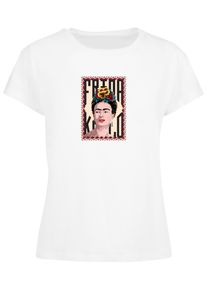 Merchcode Herren T-Shirt "Merchcode Damen Ladies Frida Kahlo - Frame one Box Tee", weiß, casual, Gr. XL, bedruckt, 100% Baumwolle, Shirts