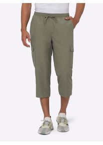 CLASSIC Herren 7/8-Hose, grün, Gr. 54, unifarben, 100% Polyester, Hosen