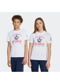 Kinder T-Shirt "TEE", weiß, sportlich, Gr. 128, adidas originals, Obermaterial: 100% Baumwolle, Shirts