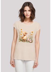 F4NT4STIC Damen T-Shirt "Niedliche Enten Ostereier", weiß, casual, Gr. XXL, Obermaterial: 100% Baumwolle, Shirts, Premium Qualität