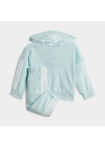 Kinder Trainingsanzug "I 3S FL HD JOG", grün, sportlich, Gr. 86, adidas Sportswear, Obermaterial: 70% Baumwolle, 30% Polyester, Sportanzüge