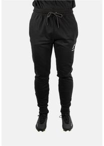 Reusch Herren Stoffhose, schwarz-weiß, sportlich, Gr. L, mehrfarbig, 50% Baumwolle, 50% Polyester, Hosen, in zeitlosem Look