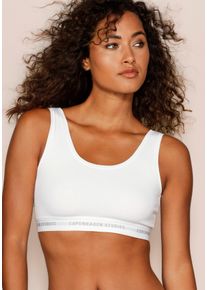 Damen Bustier, Copenhagen Studios, Gr. S, weiß, Single Jersey, Obermaterial: 50% Modal (TENCEL), 45% Baumwolle, 5% Elasthan (LYCRA), unifarben,