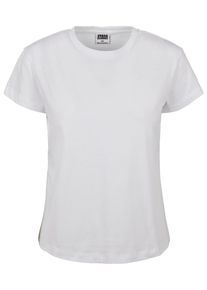 Urban Classics Herren T-Shirt "Urban Classics Damen Ladies Basic Box Tee", weiß, casual, Gr. XXXL, unifarben, 100% Baumwolle, Shirts