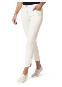 Classic Basics Damen 7/8-Jeans, beige, Gr. 42, unifarben, 97% Baumwolle, 3% Elasthan, Jeans
