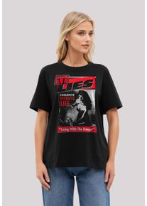 F4NT4STIC Damen T-Shirt "Guns N' Roses Lies", schwarz, casual, Gr. XL, Obermaterial: 100% Baumwolle, Shirts, Streetwear Fashion