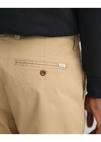 Gant Herren Chinohose "REGULAR TWILL CHINOS", grün, klassisch, Gr. 33, Twill, Obermaterial: 98% Baumwolle, 2% Elasthan, Hosen, Regumit gefütterten