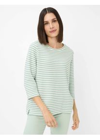 Brax Damen Kurzarmshirt "Style BONNIE", grün, Gr. 36, 100% Baumwolle, Shirts